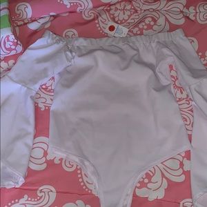 Body suit white shirt